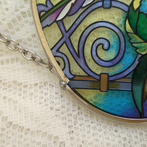 Amia Hummingbird Oval Sun Catcher 4" - Picture 7 of 8